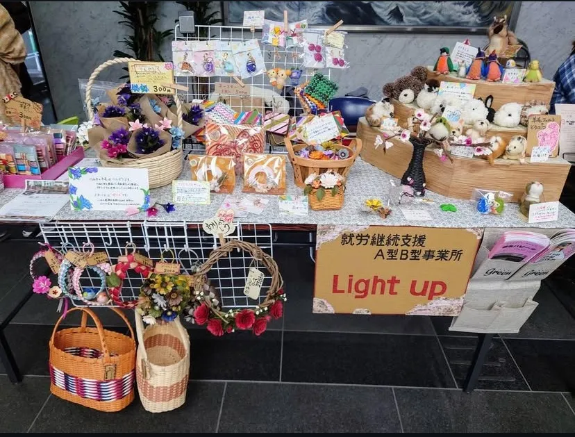 川西市役所で初めての作品販売(2025.04.15)